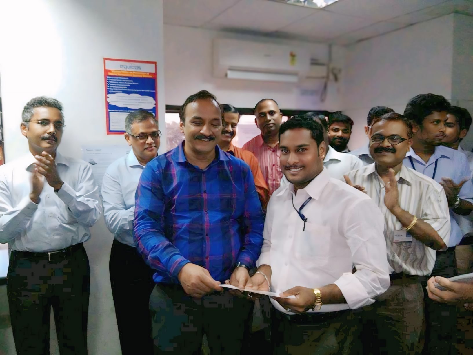 CEO Murthy , Sethupathy Vice president, HR head , IT head ...